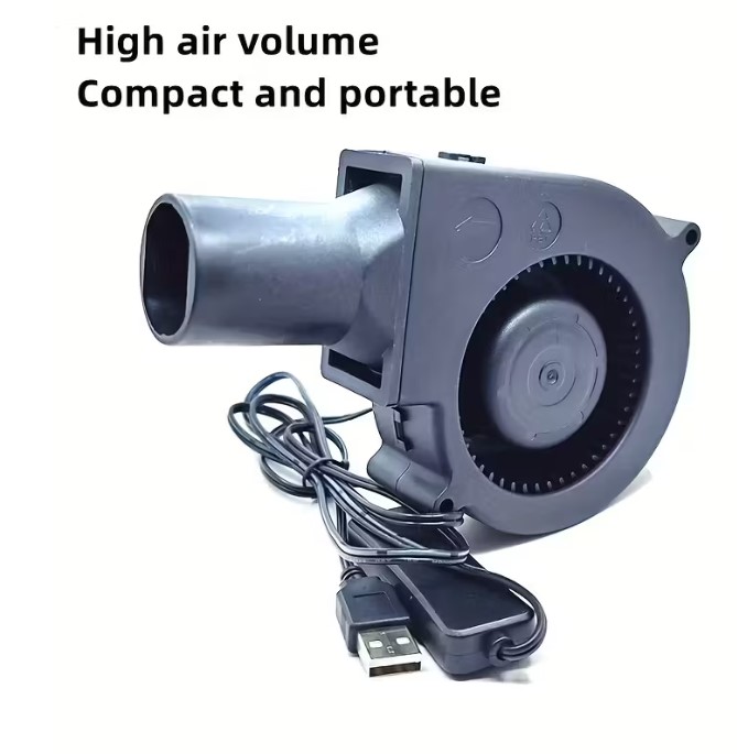 5V Blower Fan with 3 Speed Setting with USB