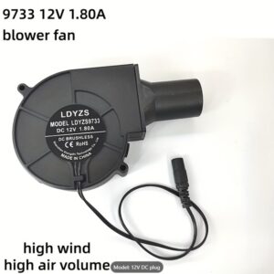12V Blower Fan with 12V Power Plug