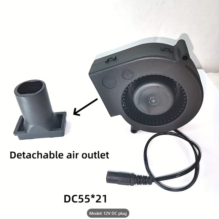 12V Blower Fan with 12V Power Plug