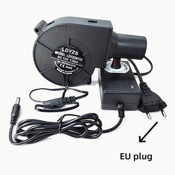 12V to 100V-240V, High Airflow Turbine with Adjustable Speed