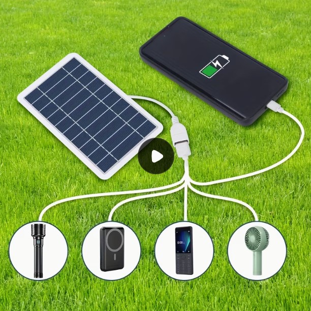 Portable Solar Panel USB Charger