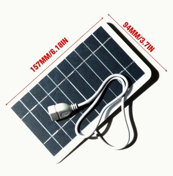 Portable Solar Panel USB Charger