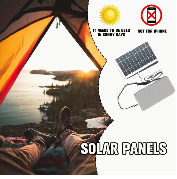 Portable Solar Panel USB Charger
