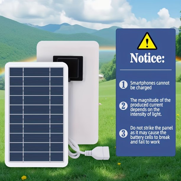 Portable Solar Panel USB Charger