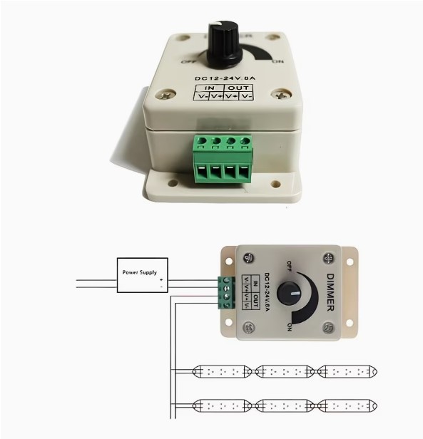12V 8A Adjustable Speed Controller