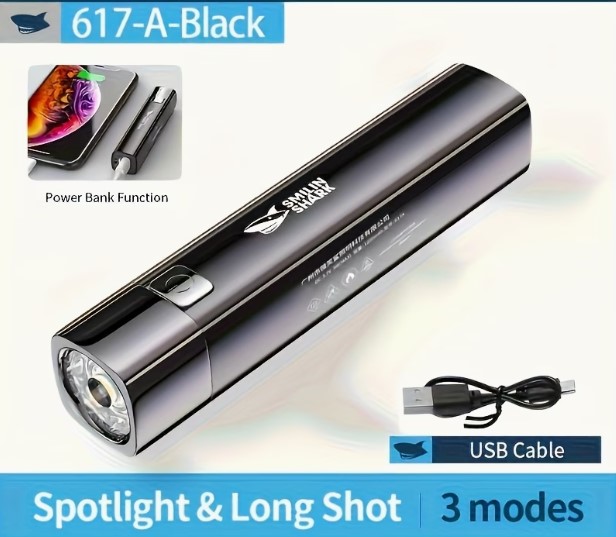 Smiling Shark LED Flashlights Featuring High Lumens