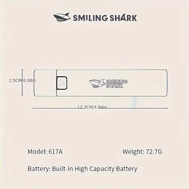 Smiling Shark LED Flashlights Featuring High Lumens