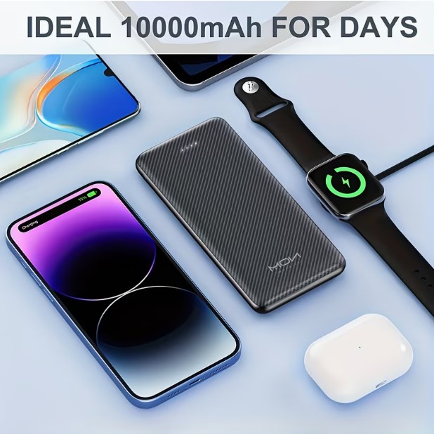 A Portable Power Bank with a Capacity of 10000Mah