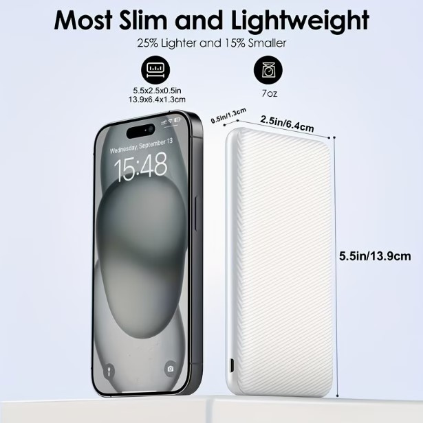 A Portable Power Bank with a Capacity of 10000Mah