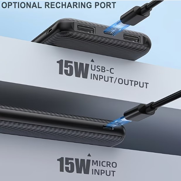 A Portable Power Bank with a Capacity of 10000Mah