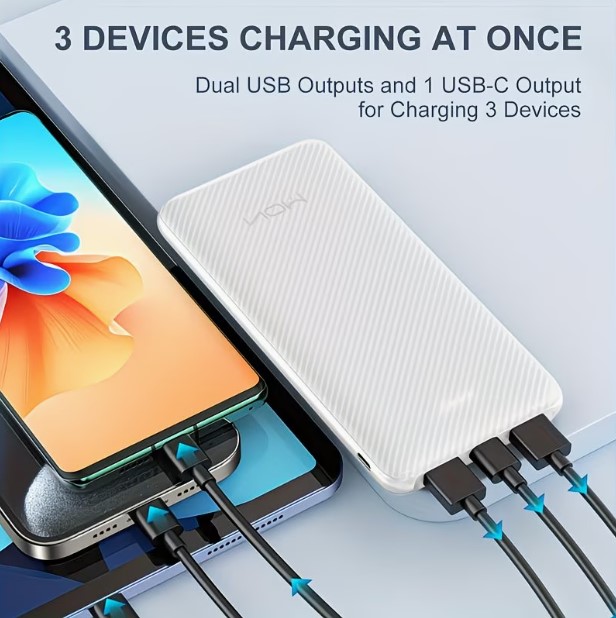 A Portable Power Bank with a Capacity of 10000Mah
