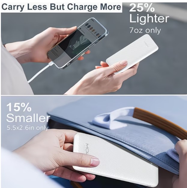 A Portable Power Bank with a Capacity of 10000Mah