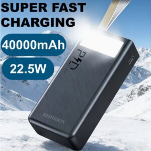 40000mAh Portable Charger | 22.5W External Power Bank