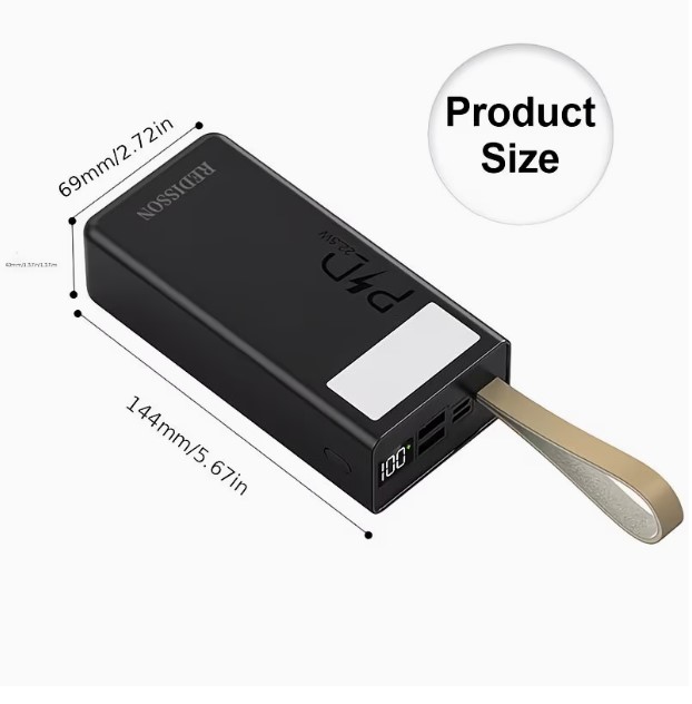 40000mAh Portable Charger | 22.5W External Power Bank