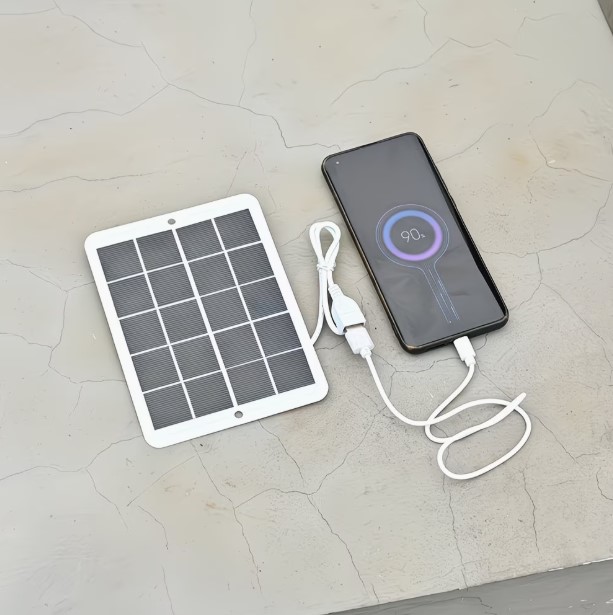 Compact Solar Charger Featuring USB Output