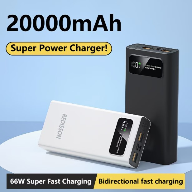 20000mAh Portable Charger Power Bank