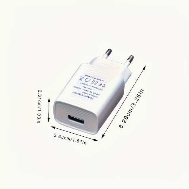 5V 2A White Standard Charger Brick