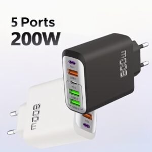 3A+ 2C 5-Port Wall Quick Charger Brick