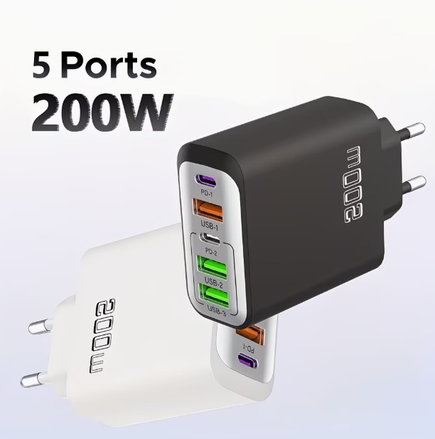3A+ 2C 5-Port Wall Quick Charger Brick