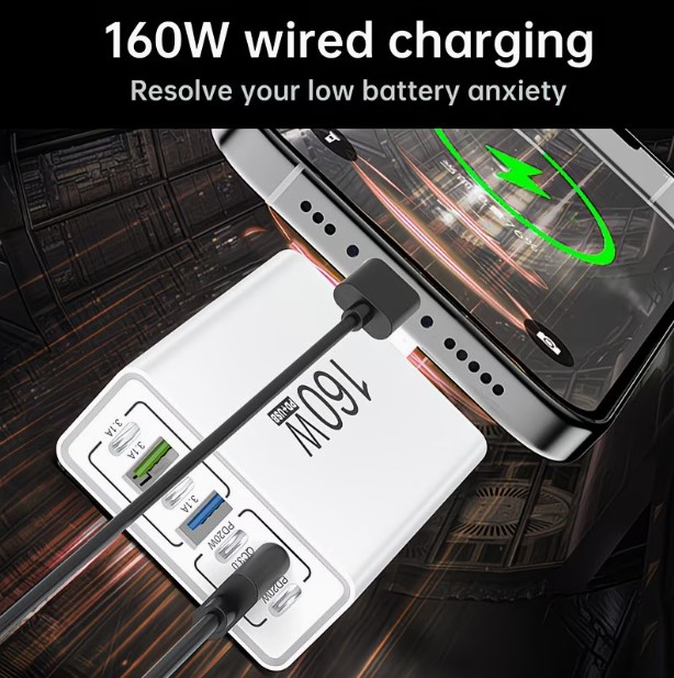 160W USB C Charger with Fast Charging