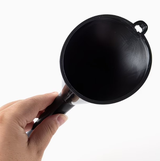 Heavy-Duty Oil Funnel with Long Neck & Hanging Hook