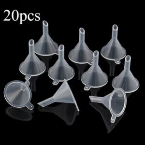 20pcs Mini Plastic Funnels