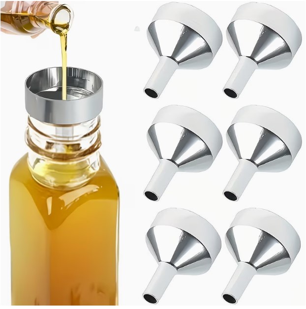 5pcs Strong Classic Design Metal Funnels