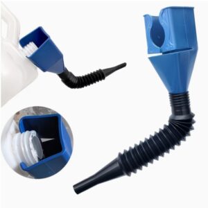 Foldable Telescopic Oil Funnel with Quick Connect Nozzle