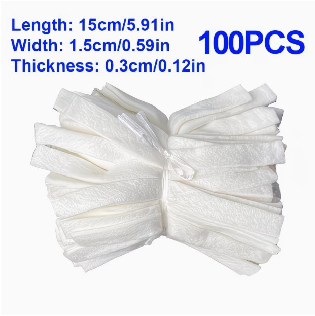 100 long cotton core oil-conducting cotton strips