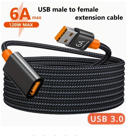 Female to Male USB 3.0 Extension/Extender Cable