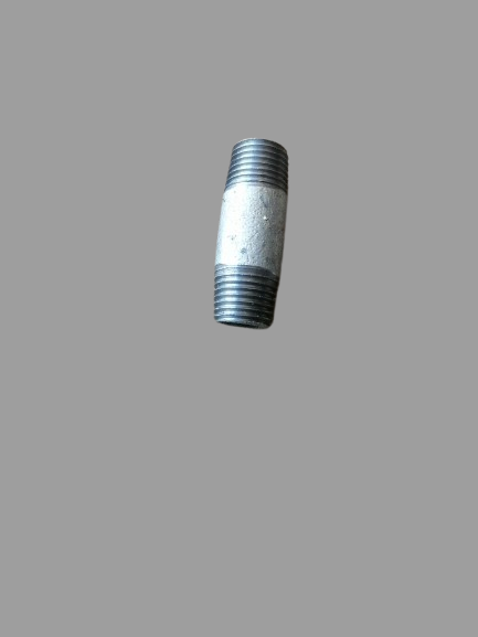 1/4 Galvanised Barrel Nipple Dual Thread